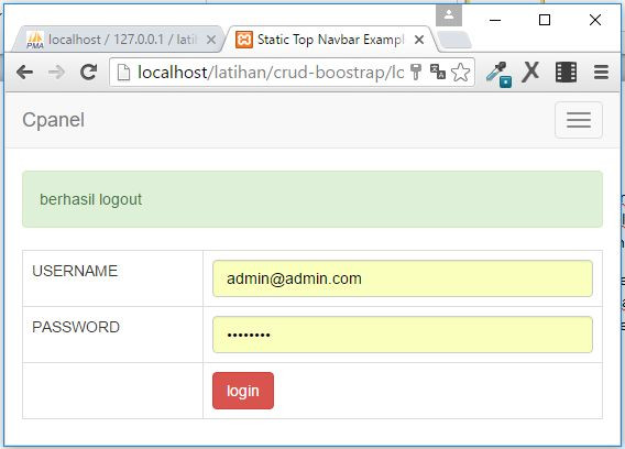 Membangun Web Aplikasi dengan PHP MySQLi dan Bootstrap untuk Pemula