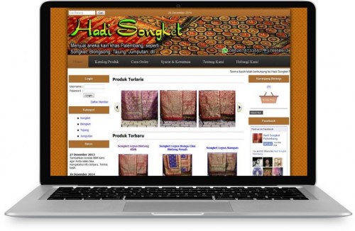 Toko Online Souvenir Palembang Hadi Songket